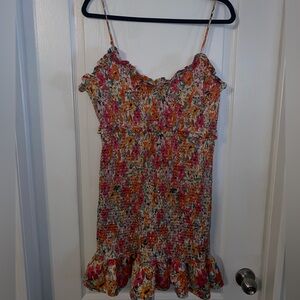 Floral mini dress